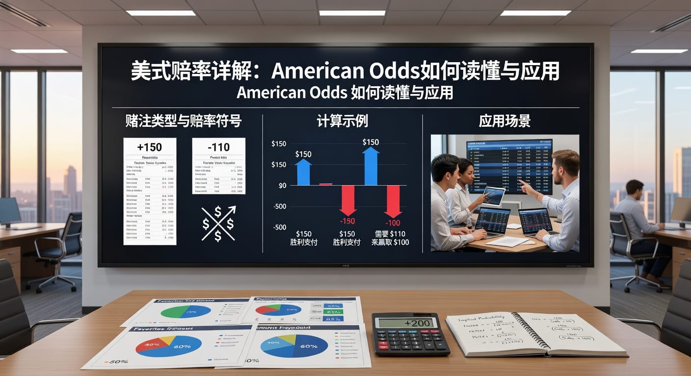 美式赔率 american odds 解析与计算方法